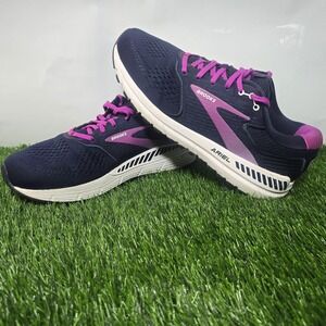 Brooks Ariel 20 Shoes Womens Size 12 Blue Pink Running Sneakers 1203151B491